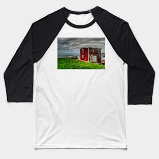 Building on the Sea's Edge Baseball T-Shirt